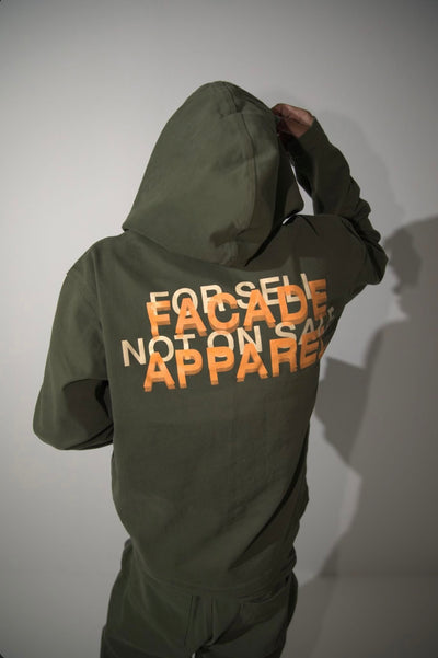 Facade Apparel - Green Hoodie