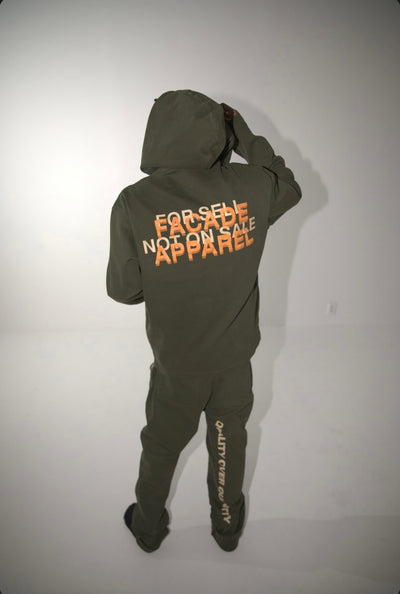 Facade Apparel - Green Hoodie